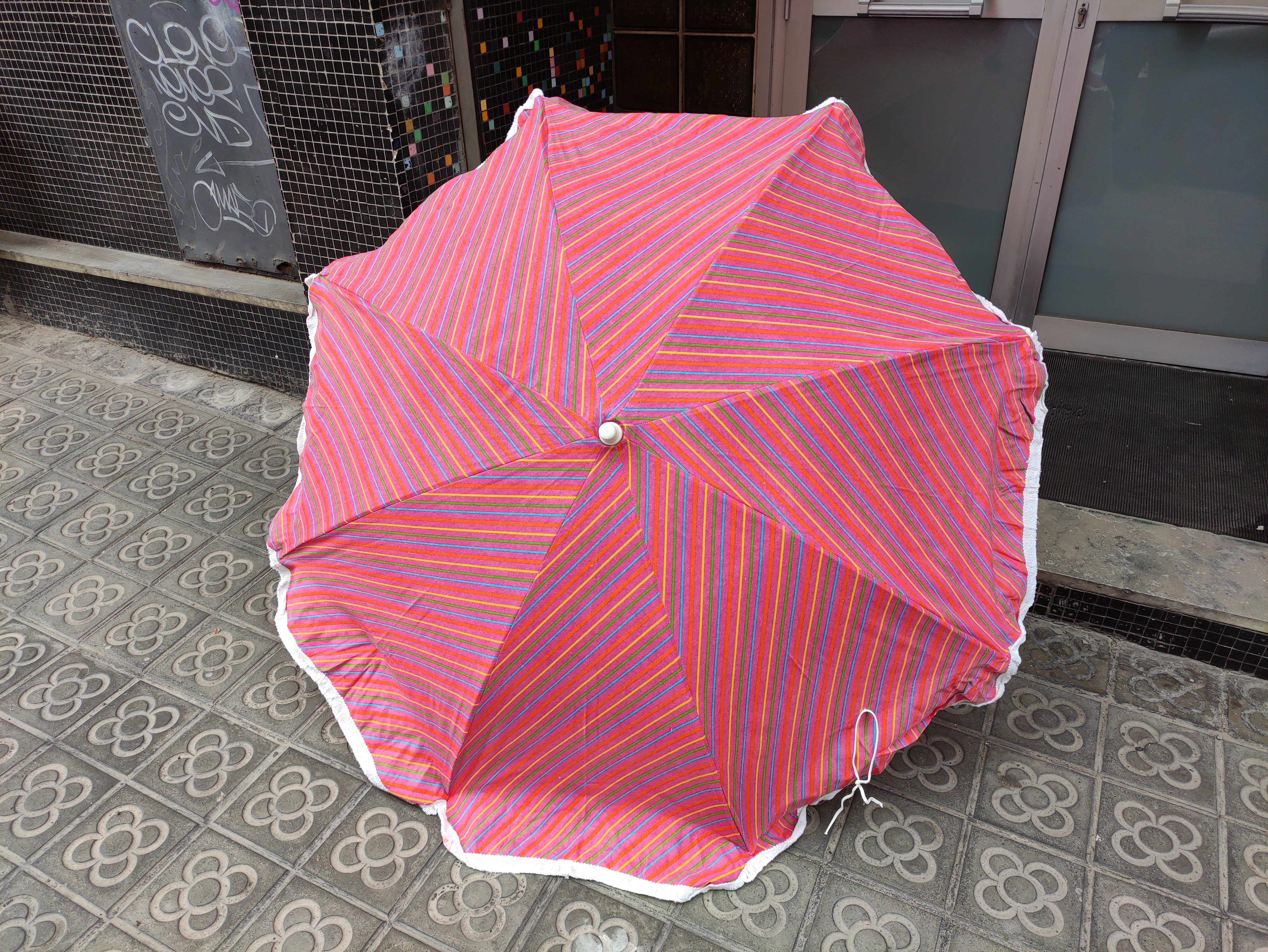 sombrilla estampada playa picnic o130-150 consultar